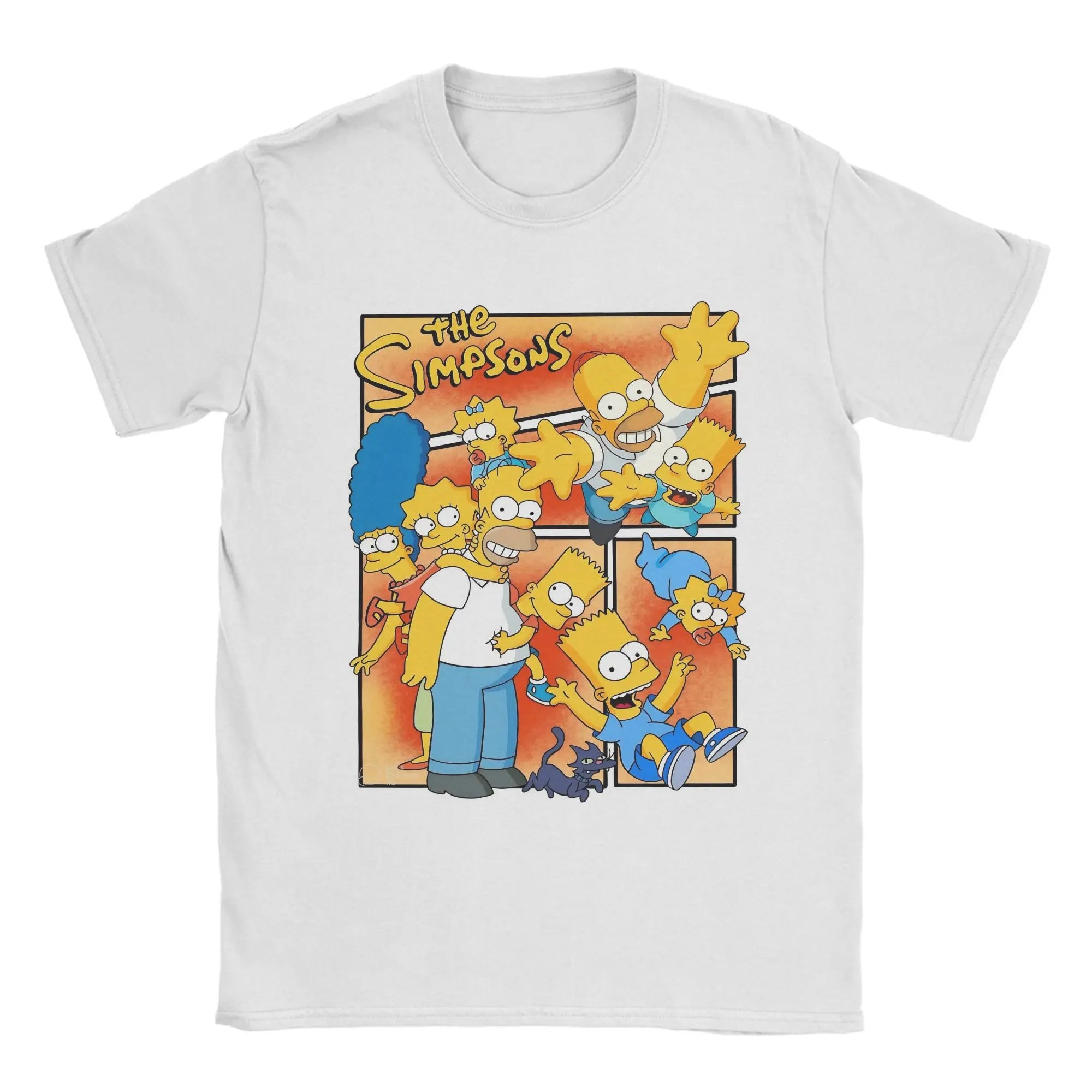 Bart & Lisa Retro Cartoon T-Shirt