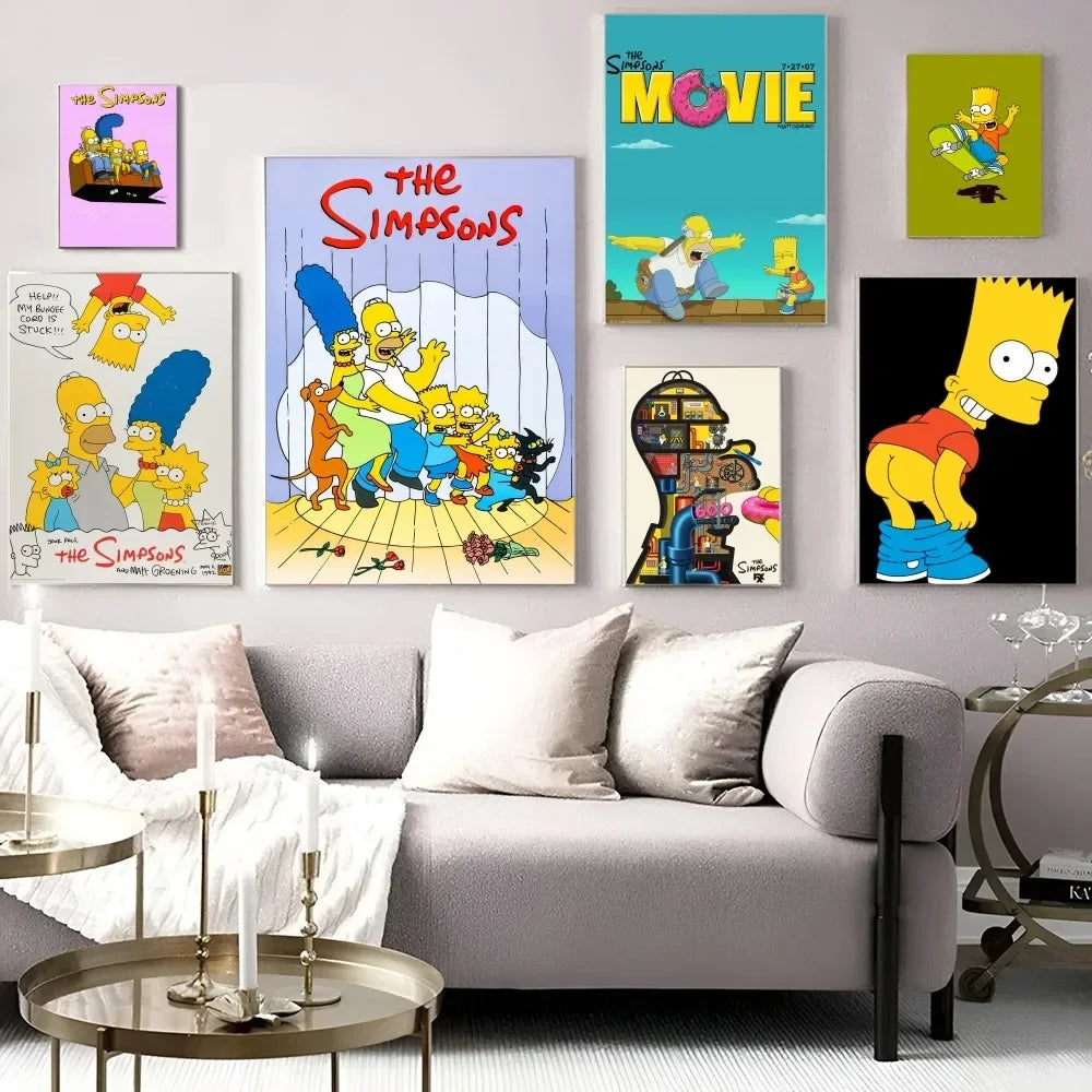 Retro Cartoon Wall Art Posters