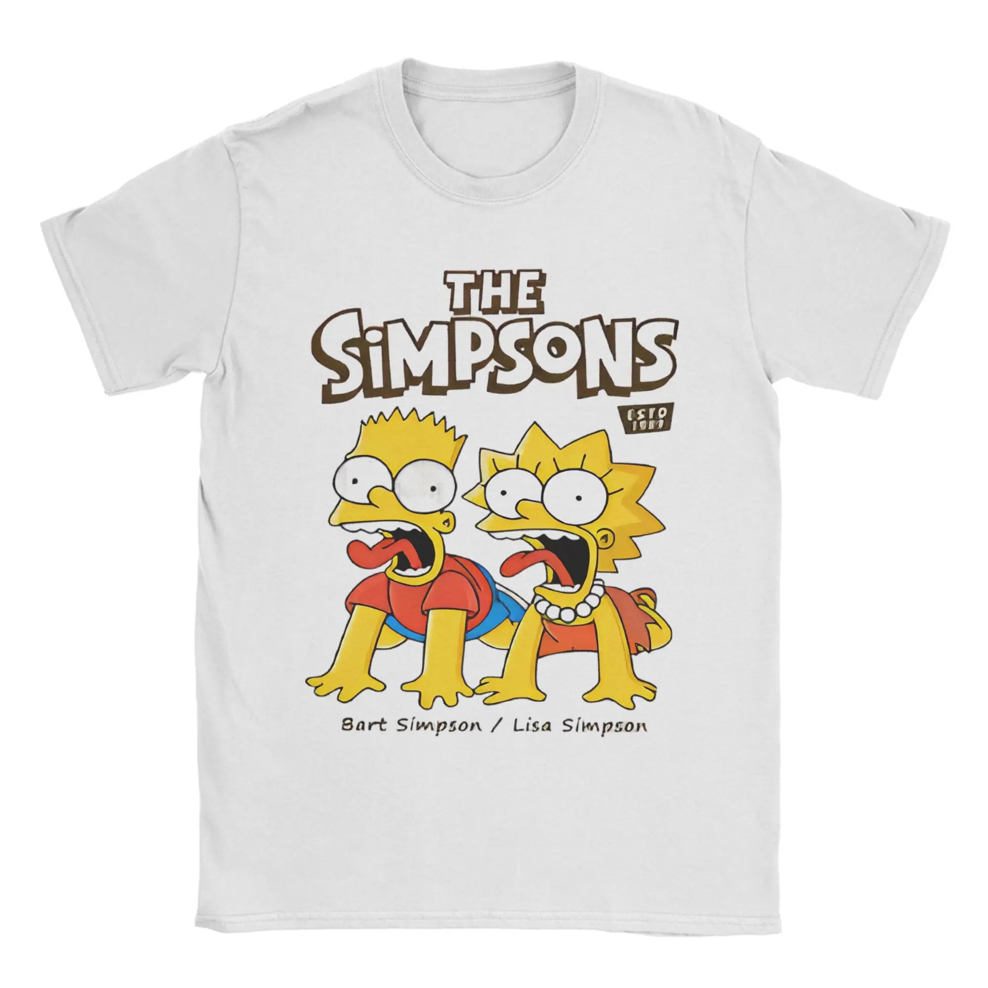 Bart & Lisa Retro Cartoon T-Shirt